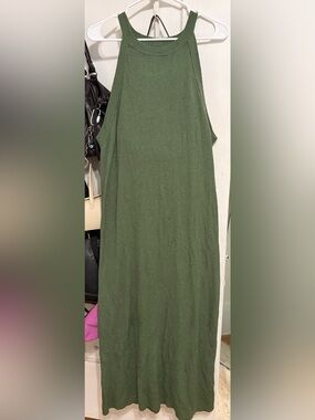 Sleeveless Olive Green Women's Dress ASOS CURVE